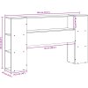 Čelo postele s úložným prostorem 140 cm masivní borovice [855630] (Barva Přírodní)