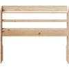 Čelo postele s policemi 90 cm masivní borovice [850964] (Barva Voskově hnědá)