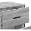 Komoda 91 x 35,5 x 74,5 cm kompozitní dřevo [3295305] (Barva Šedá sonoma)