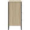 Komoda 91 x 35,5 x 74,5 cm kompozitní dřevo [3295305] (Barva Šedá sonoma)