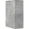 Úzká koupelnová skříňka na kolečkách kompozit [855280] (Barva Betonová šedá)
