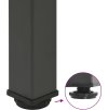 Nohy konzolového stolku 4 ks ocel 72-74 cm ocel [4012456] (Barva Černá)