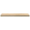 Okenní parapety 2ks světle hnědé 80x20x2cm masivní dub [4009094] (Barva Přírodní)