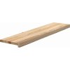 Nášlapy na schody 16 ks světle hnědé 110x25x2 cm masivní dub [3282993] (Barva Světle hnědá)