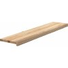 Nášlapy na schody 16 ks světle hnědé 120x30x2 cm masivní dub [3282940] (Barva Přírodní)