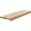 Nášlapy na schody 4 ks světle hnědé 80x30x2 cm masivní dub [3282900] (Barva Přírodní)