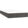 Box spring postel s matrací a LED 120 x 190 cm samet [3270149] (Barva Černá)