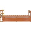 Postel bez matrace 75 x 190 cm masivní borovice [3306407] (Barva Voskově hnědá)