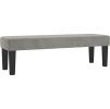 Box spring postel s matrací 140 x 190 cm samet [3138019] (Barva Světle šedá)