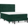 Box spring postel s matrací 140 x 190 cm samet [3138019] (Barva Světle šedá)