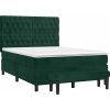 Box spring postel s matrací 140 x 190 cm samet [3138019] (Barva Světle šedá)