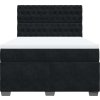 Box spring postel s matrací 140 x 190 cm samet [3293214] (Barva Černá)