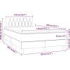 Box spring postel s matrací 120 x 200 cm samet [3141477] (Barva Tmavě moddrá)