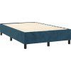 Box spring postel s matrací 120 x 200 cm samet [3138017] (Barva Tmavě moddrá)