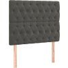 Box spring postel s matrací 120 x 200 cm samet [3138017] (Barva Tmavě moddrá)