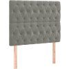 Box spring postel s matrací 120 x 200 cm samet [3138017] (Barva Tmavě moddrá)