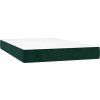 Box spring postel s matrací 120 x 200 cm samet [3138017] (Barva Tmavě moddrá)