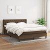 Box spring postel s matrací 140 x 200 cm textil [3129953] (Barva Světle šedá)