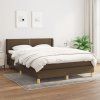 Box spring postel s matrací 140 x 200 cm textil [3130199] (Barva Modrá)
