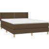 Box spring postel s matrací 140 x 200 cm textil [3130199] (Barva Modrá)