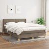 Box spring postel s matrací 140 x 200 cm textil [3130199] (Barva Modrá)