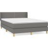 Box spring postel s matrací 140 x 200 cm textil [3130199] (Barva Modrá)