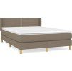 Box spring postel s matrací 140 x 200 cm textil [3130199] (Barva Modrá)