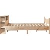 Postel bez matrace 140 x 200 cm masivní borovice [3323299] (Barva Přírodní)