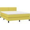 Box spring postel s matrací 140x200 cm textil [3139979] (Barva Černá)