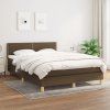 Box spring postel s matrací 140 x 200 cm textil [3140538] (Barva Tmavě šedá)