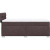 Box spring postel s matrací 100 x 200 cm textil [3288108] (Barva Černá)