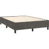 Box spring postel s matrací 140x200 cm samet [3137786] (Barva Tmavě šedá)