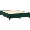 Box spring postel s matrací 140x200 cm samet [3137786] (Barva Tmavě šedá)