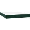 Box spring postel s matrací 140x200 cm samet [3137786] (Barva Tmavě šedá)