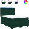 Box spring postel s matrací 140x200 cm samet [3293236] (Barva Světle šedá)