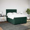 Box spring postel s matrací 140x200 cm samet [3293236] (Barva Světle šedá)