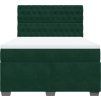 Box spring postel s matrací 140x200 cm samet [3293236] (Barva Světle šedá)