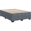Box spring postel s matrací 140x200 cm samet [3293236] (Barva Světle šedá)