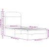 Rám postele bez matrace 80x200 cm kompozitní dřevo [4100401] (Barva dub sonoma)