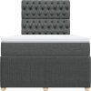 Box spring postel s matrací 120x200 cm textil [3294336] (Barva Modrá)