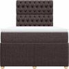Box spring postel s matrací 120x200 cm textil [3294336] (Barva Modrá)