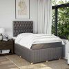 Box spring postel s matrací 120x200 cm textil [3294336] (Barva Modrá)