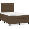 Box spring postel s matrací 120x200 cm textil [3142006] (Barva Krémová)