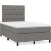 Box spring postel s matrací 120x200 cm textil [3142006] (Barva Krémová)