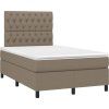 Box spring postel s matrací 120x200 cm textil [3142006] (Barva Krémová)