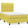 Box spring postel s matrací 120x200 cm textil [3142006] (Barva Krémová)