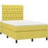 Box spring postel s matrací 120x200 cm textil [3142006] (Barva Krémová)