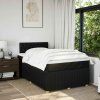 Box spring postel s matrací 120x200 cm textil [3287431] (Barva Tmavě šedá)