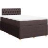 Box spring postel s matrací 120x200 cm textil [3287431] (Barva Tmavě šedá)
