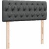 Box spring postel s matrací 120x200 cm textil [3287431] (Barva Tmavě šedá)